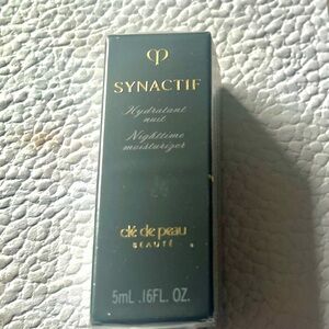 Rare!CLE DE PEAU BEAUTE Synactif Intensive Anti-aging  NIGHTTIME MOISTURISER 5ml